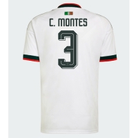 Mexiko Cesar Montes #3 Bortatröja VM 2026 Kortärmad